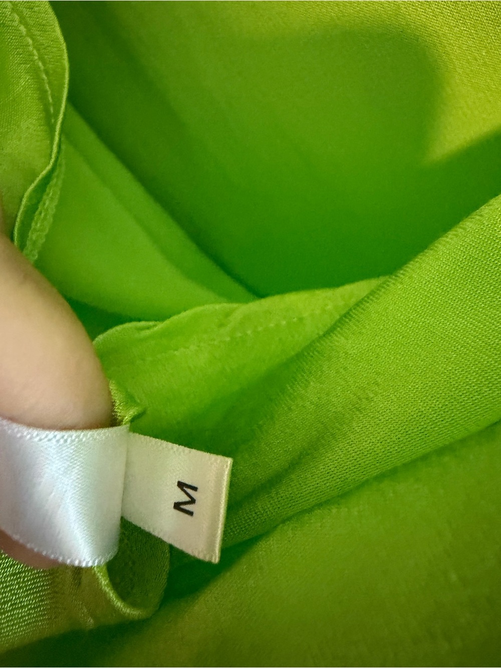 Rat & Boa Green Satin Midi Dress Sz M - Picture 8 of 8